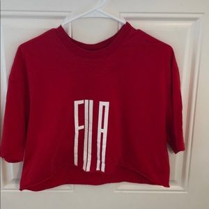 Vintage FILA crop top shirt